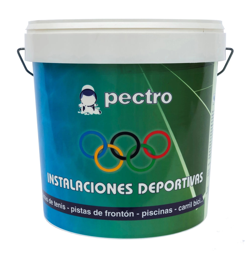 Pittura per pavimenti esterni ed interni e campi sportivi 14 L BIANCO- Pavimento di garage e pavimenti in cemento