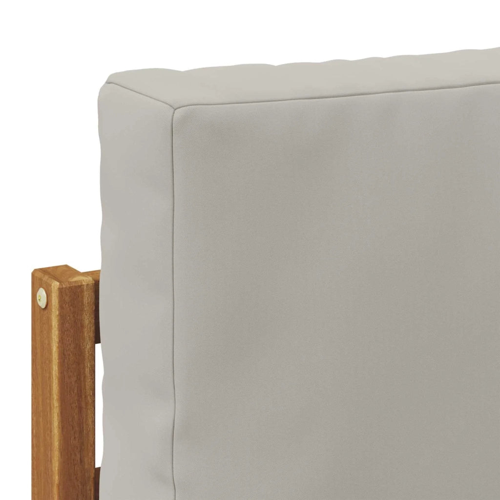 Set divano sezionale con cuscino 7 pcs Grigio Naturale e Chiaro 3374951