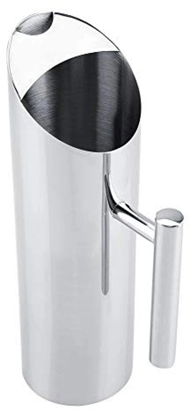 Waterkan in Acciaio Inossidabile 2L - Waterkan con Coperchio - Schenatore - Protezione dal Gelato - Manico Ergonomico - Progettato per Resistere alle Cadute - Pitcher