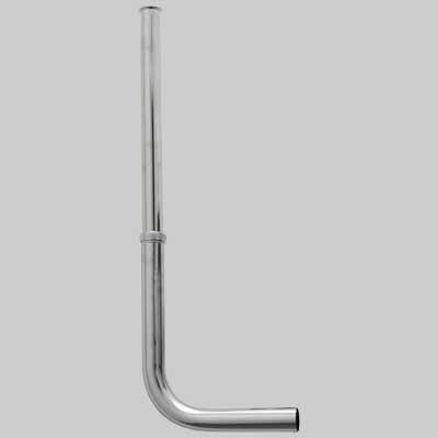 TUBO A L REGOLABILE PER PASSO RAPIDO BASSO CON BATTUTA  Ø 25x3/4     MADE IN ITALY