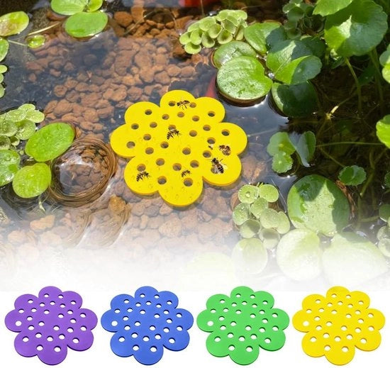 Quattro pezzi di isola galleggiante per api 15 cm - isola galleggiante per api decorazione per giardino per balcone e fattoria