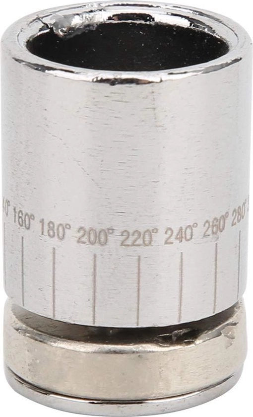 Linea di disegno in acciaio nero - Multifunzionale - Scheda innovativa per dipinti - Misurazione magnetica - 17 mm Nero