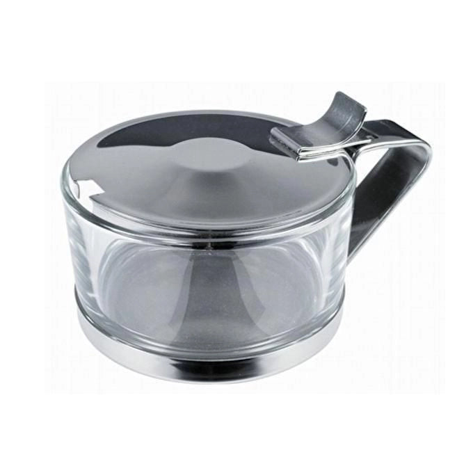 Ilsa 121-4 Easy Formaggiera in Acciaio Inox 18-10 e Vetro diametro 9 cm colore Grigio