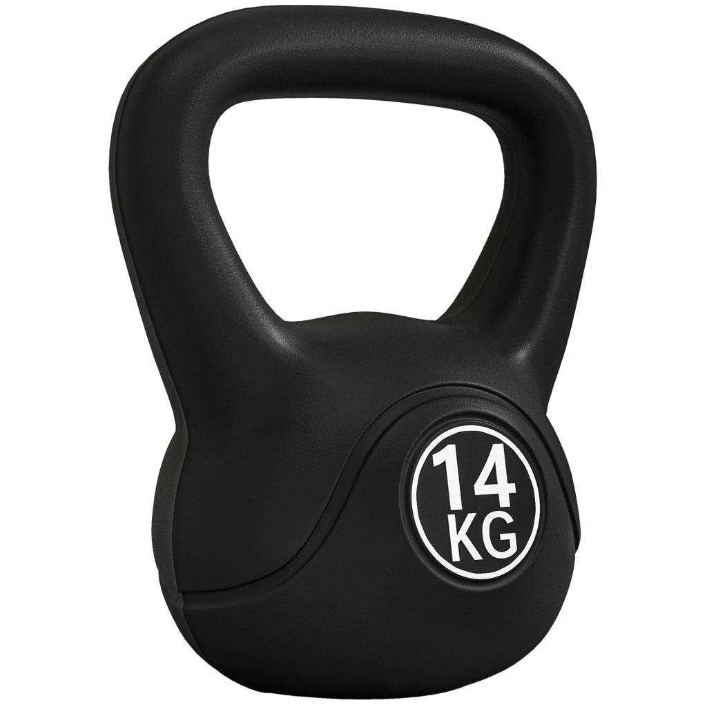 Kettlebell 14 kg ¨C zephmum ¨C Nero 26x18x32 cm