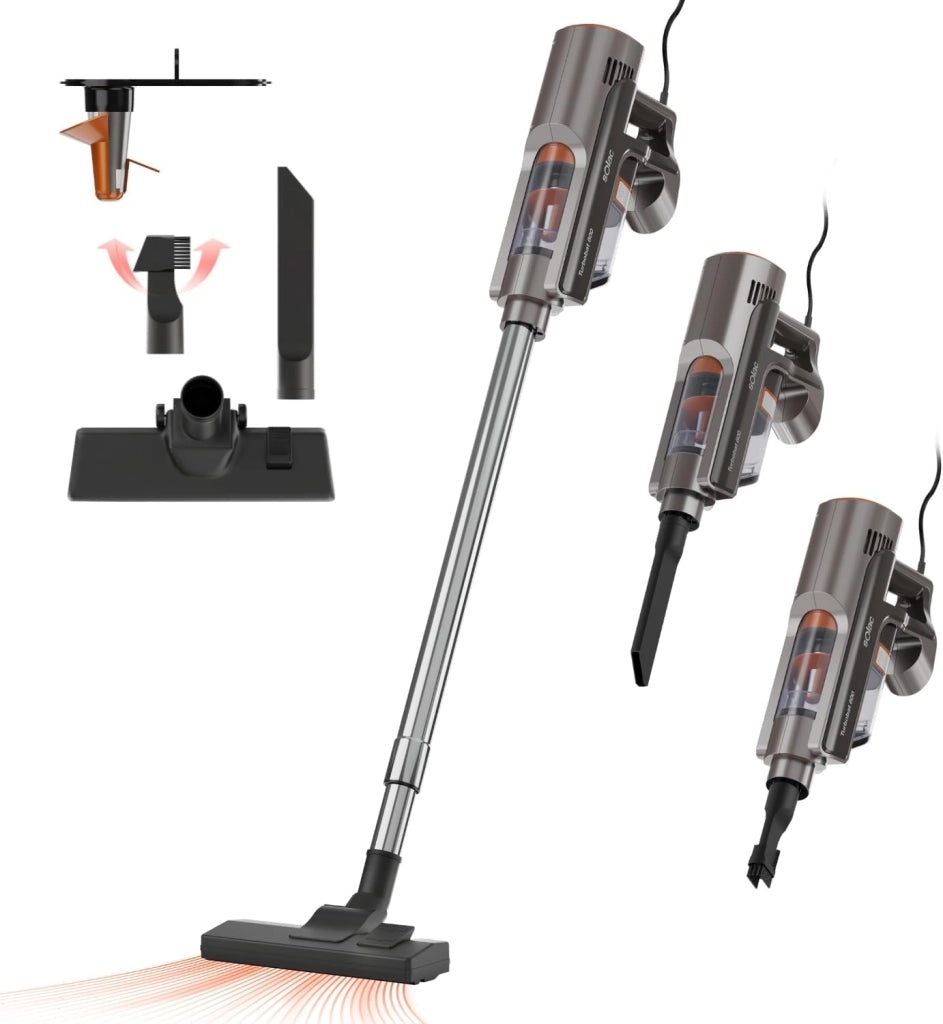 Solac ae600 aspirapolvere turbobat 600 , potenza 600 w, con filo di 5 m, filtro hepa, completo di accessori
