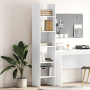 Libreria Bianca 40x35x180 cm in Legno Multistrato 803398