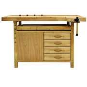 Tavolo In Legno Prof. 126X50X84Cm
