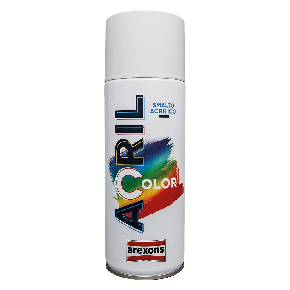 SMALTO SPRAY ACRILICO bianco opaco- 6 pezzi  - AREXONS