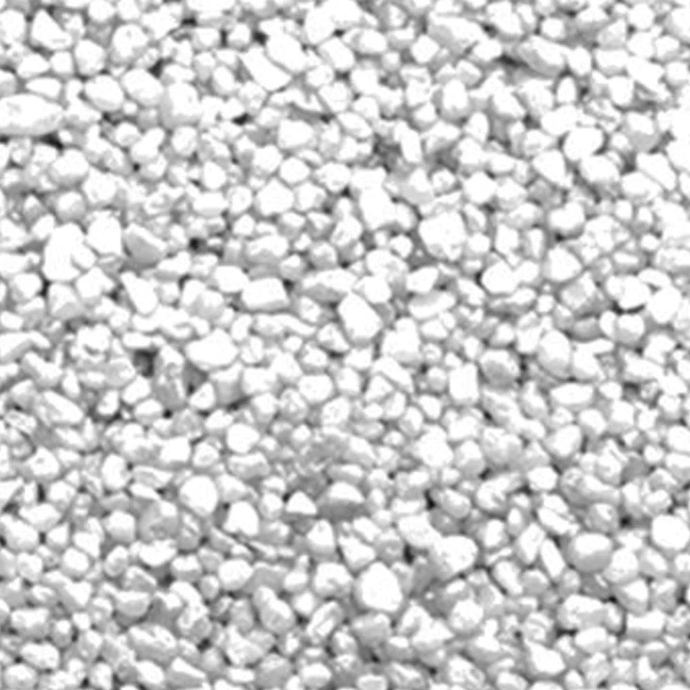 Aquael Decoris Gravel 2-3mm 1Kg - Ghiaia decorativa per acqua dolce-Vari colori Colore: Bianco