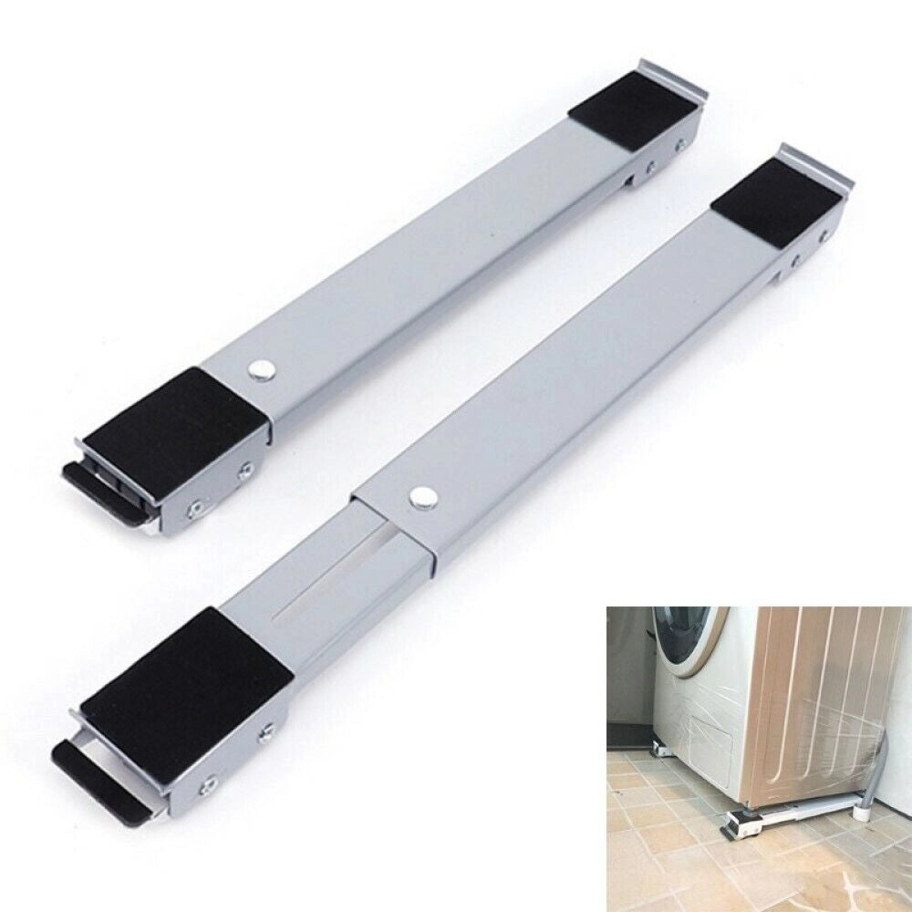 CARRELLO PER MOBILI ELETTRODOMESTICI ESTENSIBILE 40-69 CM ROTELLE RUOTE E FRENO