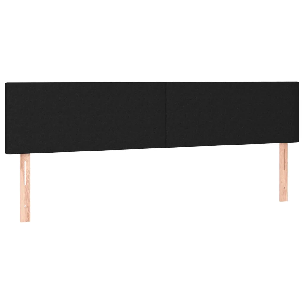 Giroletto a Molle con Materasso Nero 180x200 cm in Tessuto 3139915