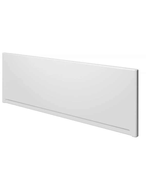 Grembiule vasca frontale universale 200x57 cm in acrilico bianco