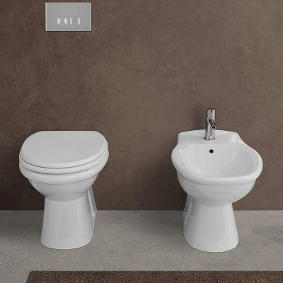 Set di sanitari serie Karla composto da wc  bidet e copriwater