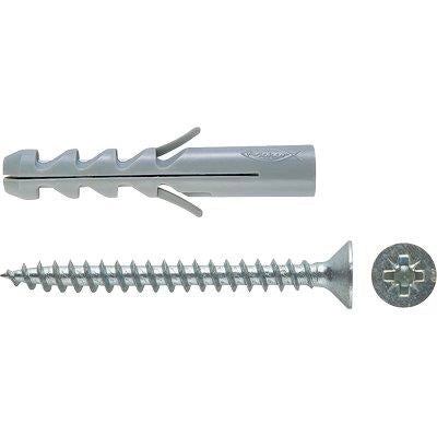 TASSELLO NYLON S-V FISCHER - VITE TSP CAVA PZ S 10 V CF=PZ 25- 1 confezioni