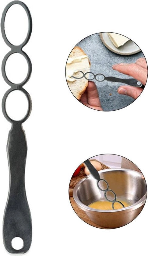 Bottoiere da 22 cm in acciaio inossidabile, bottoiere naturale, garziera manuale per cucina, frullatore a mano (senza elettricità)