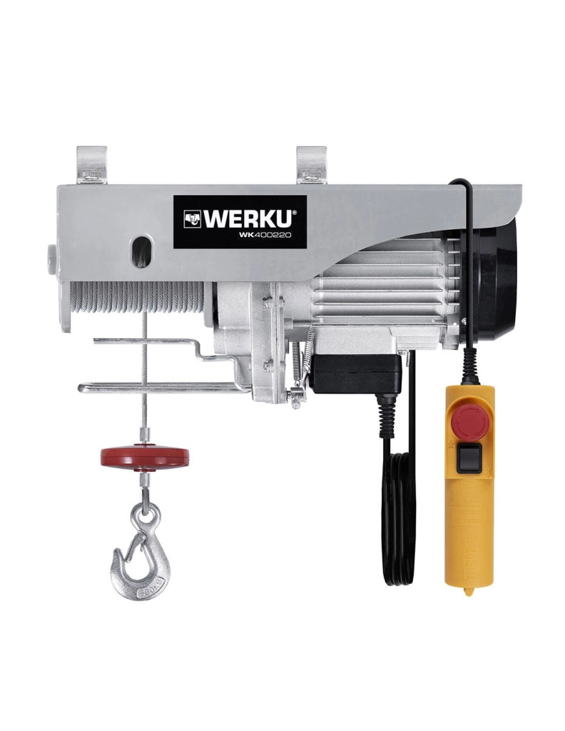 Paranco a cavo 300/600 Kg WERKU (1050 W)
