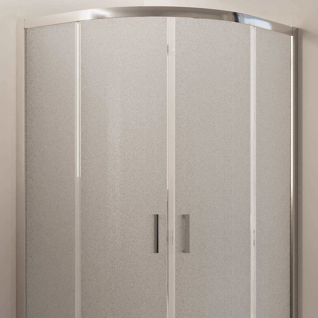 Box Doccia Semicircolare 80x80 H198 Stampato C 6mm mod. Ready