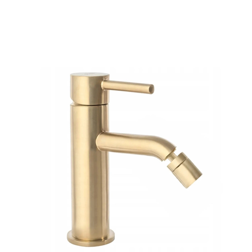 Rubinetto Da Bidet Rea Lungo Gold Brush