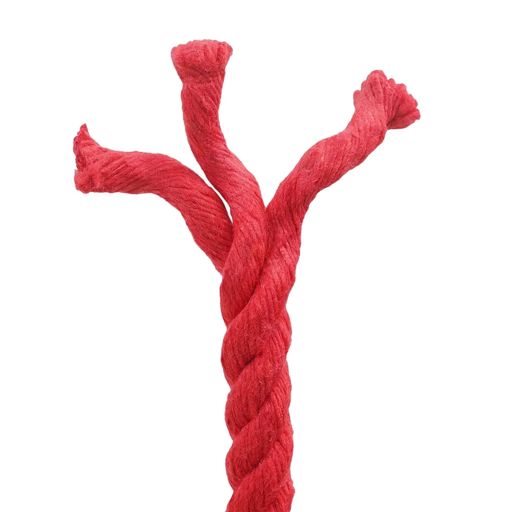 Corda di Cotone 12 mm 25 m Rosso 100% Cotone 42011911