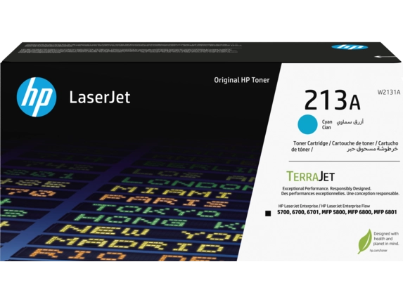 HP Cartuccia toner originale ciano LaserJet 213A