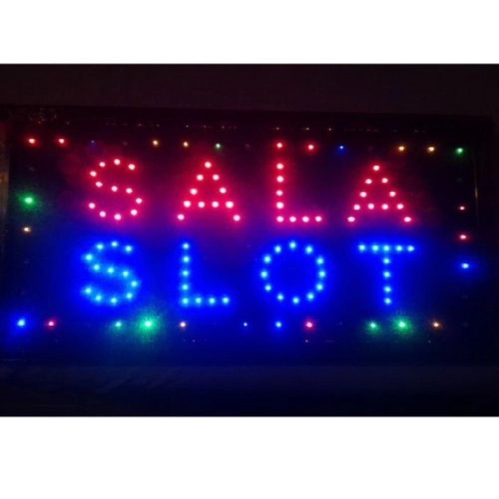 Trade Shop - Insegna Luminosa Insegne Luminose A Led Con Scritta Sala Slot -