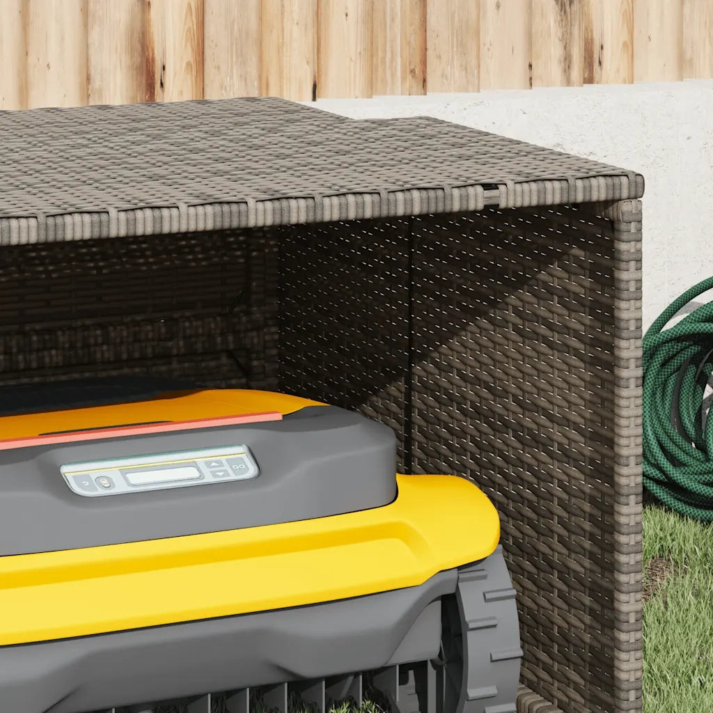 Garage per Robot Tosaerba Grigio 86x90x52/57 cm in Polyrattan 365406