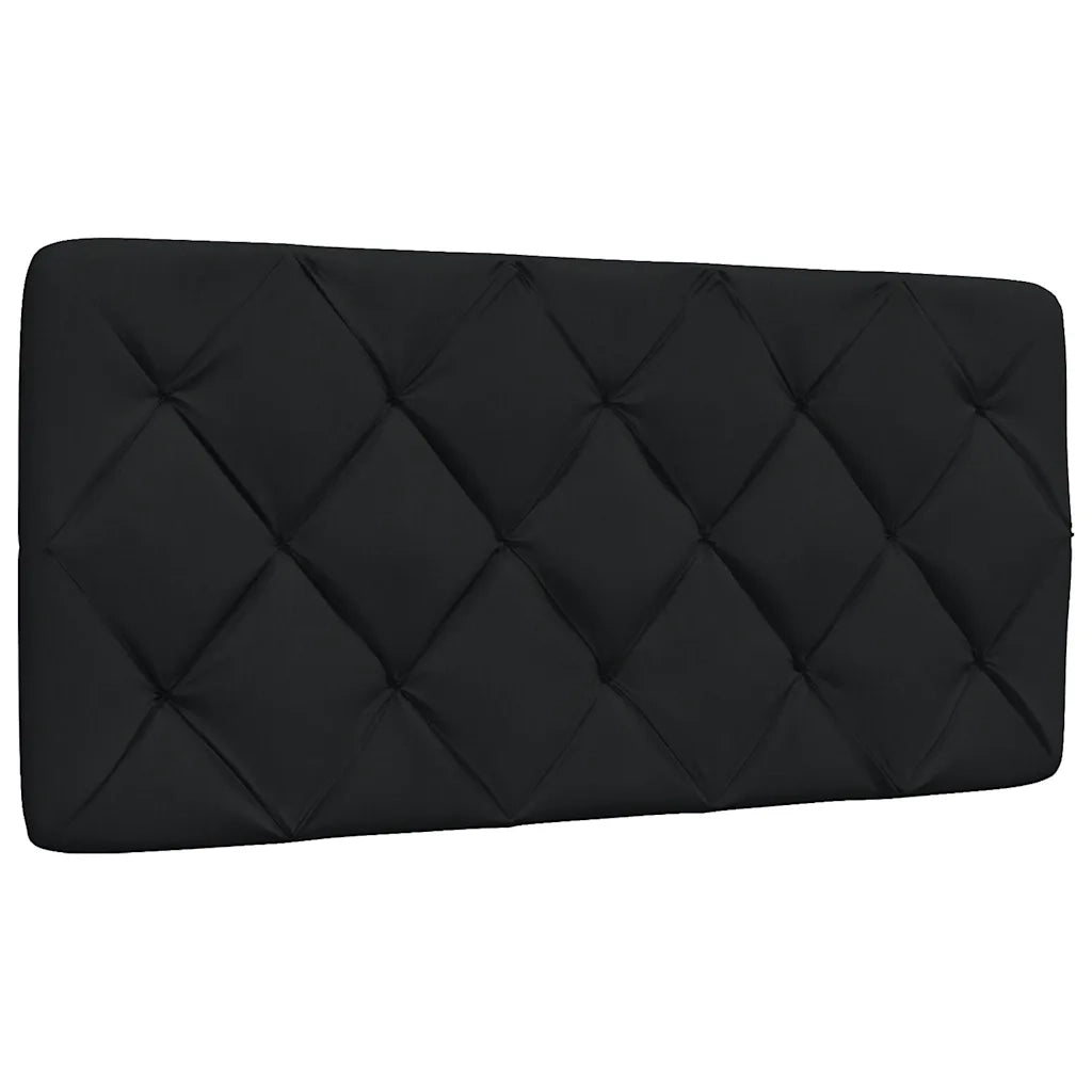 Letto singolo | Letto per adulti | Giroletto senza Materasso Nero 100x200 cm in Tessuto