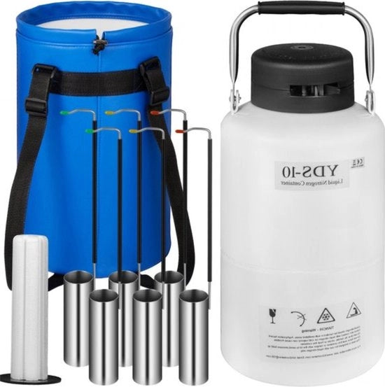 Serbatoio di Azoto 10L - Con Accessori - Serbatoio di Stoccaggio