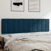 Cuscino Testiera Hanko Blu 180 cm in Velluto 374685
