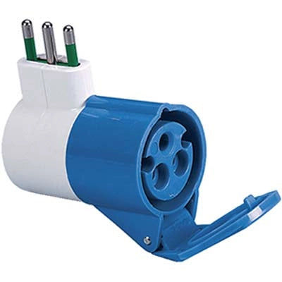 ADATTATORE 16APRESA BLU FME  2P+T 16A IP44