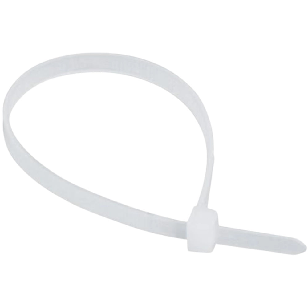 Raytech fascette per cablaggio in nylon autoestinguente confezione da 100 pezzi *** colore bianco, dimensioni 7,6 x 3...