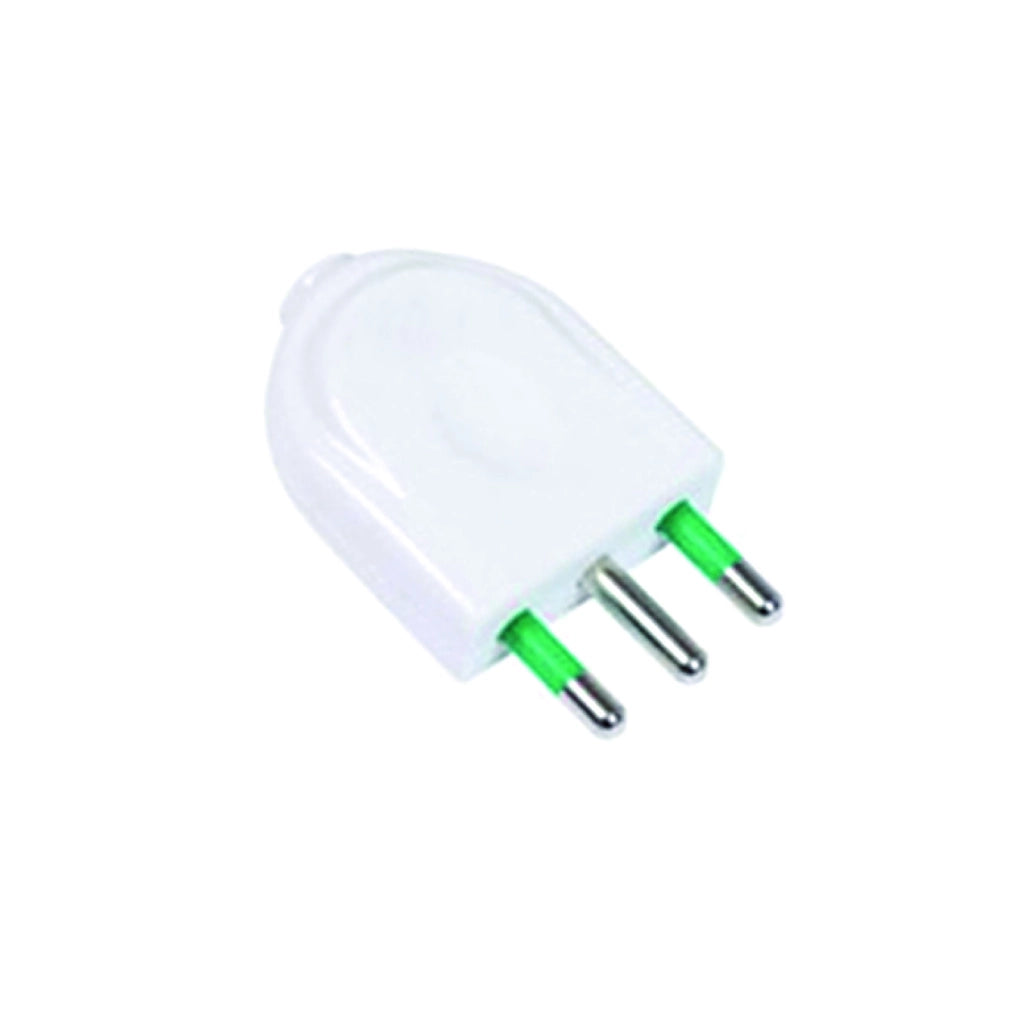Spina dritta due poli + terra bianca "linea garanti"  10A 82510-E oppure  16A 82520-E 16A