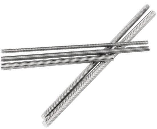 Rodbarrani in acciaio inossidabile - Alta qualità di fissaggio - M8x140mm - Barre di acciaio per diverse applicazioni - Adatto per fissare e...