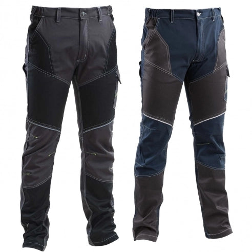 PANTALONE DA LAVORO STRETCH BLU Tg. S