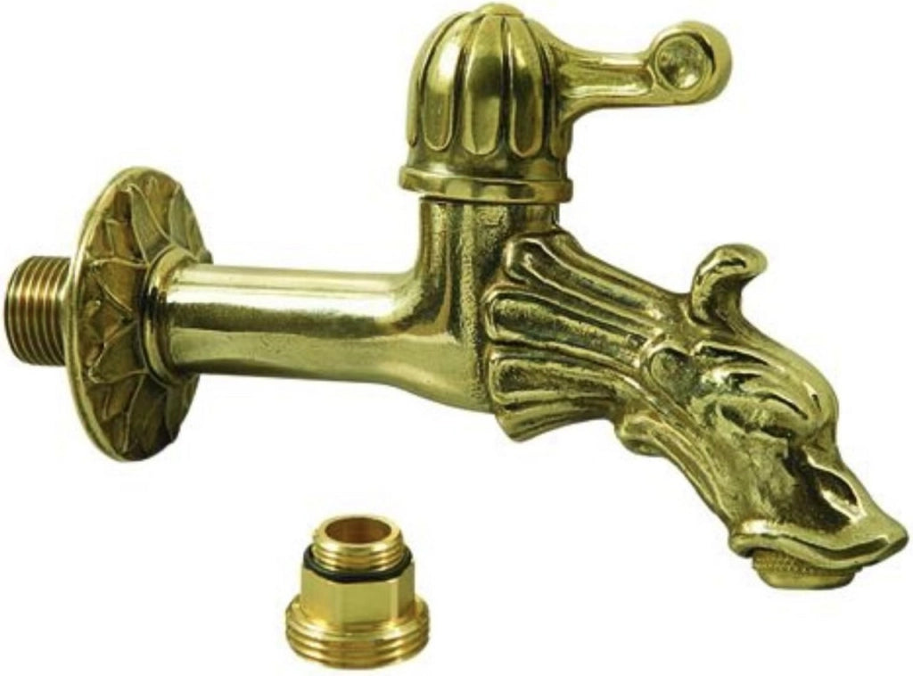 RUBINETTO 1/2 CON LEVA OTTONE PER FONTANE