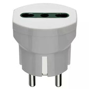 ADATTATORE SCHUKO+P17/11 BIANCO