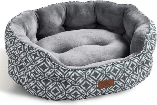 Asciugamano per gatti con cuscino interno bifacciale - lavabile - grigio - L64cm X B53cm X H23cm - per gatti/piccoli cani - confortevole - morbido