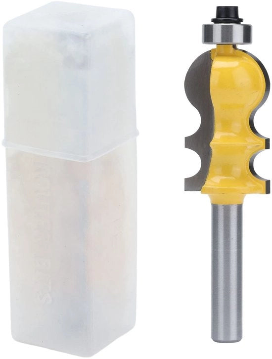 Houtbewerkingsgereedschap 8 mm Schacht - Router Bit - Ideale Scegli per Lijnafgietsel - Resistente Acciaio di Carbonio - Adatto per Professionisti