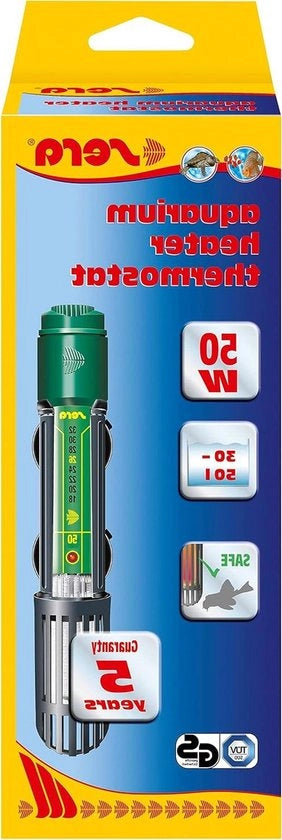Regolatore di riscaldamento 50 W - vetro di quarzo shockresistente - interruttore di sicurezza preciso - protezione di sicurezza