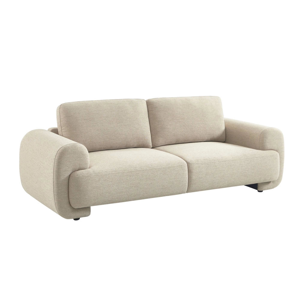 Divano in tessuto, 3 posti, beige
