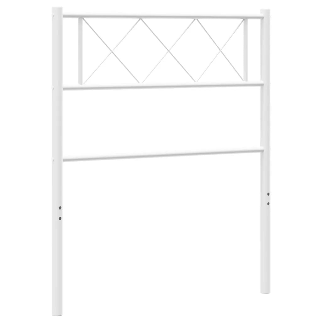 Testiera di Ricambio in Metallo Bianco 100 cm 372355