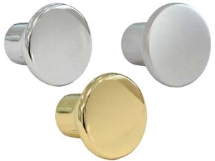 POMOLI PER MOBILI MOD.GA09 IN ZAMA- - ø mm.24 cromo opaco - 5 pezzi METALSTYLE