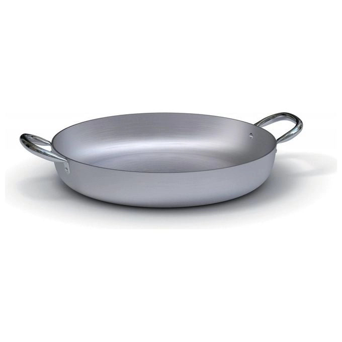 Ballarini 1000193 Serie 7000 Tegame Professionale 2 Manici Alluminio 40 cm colore Bianco