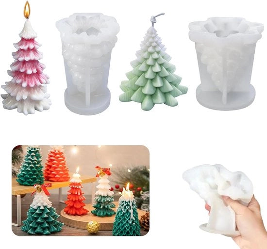 Stampo di silicone per candele artigianali, perfetto per le feste e la decorazione