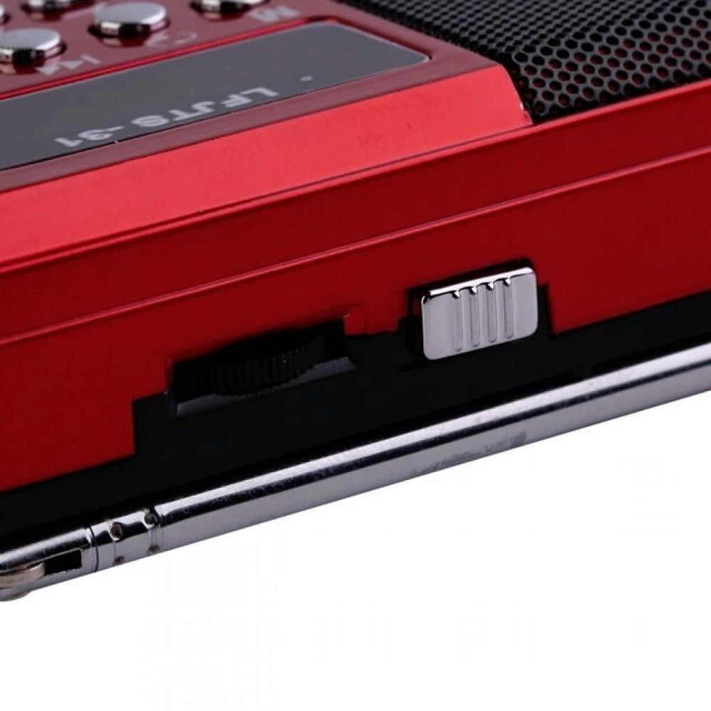 Trade Shop - Radio Lettore Mp3 Mini Speaker Portatile Con Flash Driver Tf Card Display Led -