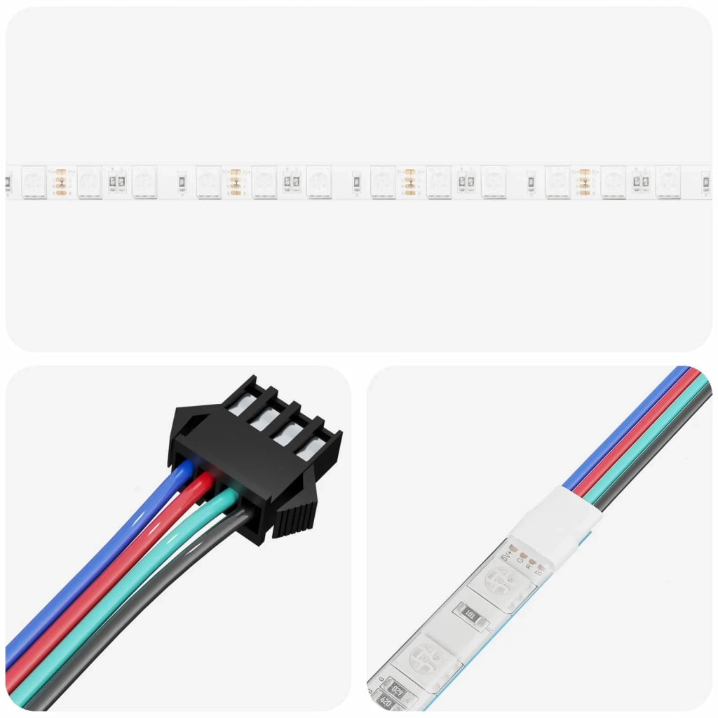 Striscia LED 2 pcs Nero e trasparente 3000 mm Rame e plastica 3429088