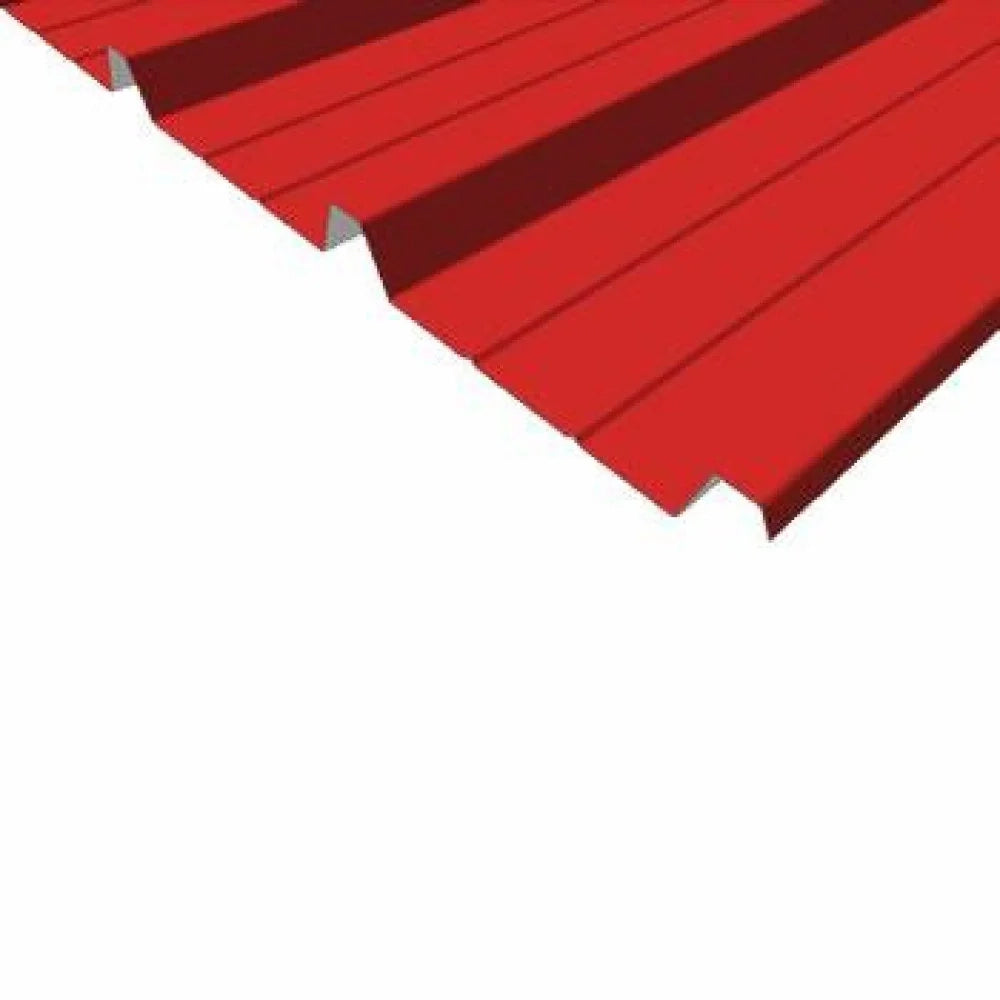 Lastra grecata in lamiera profil o 40 - mt.04 rosso b08wz2rc4k