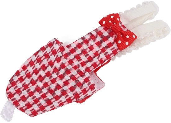 Pak per Pappagalli Pilot - Luogo di Riproduzione per Uccelli con Disegno a Scalone - Rosso Gallo - Materiale di Comfort in Cotone - Adatto per Pappagalli e Aringhi