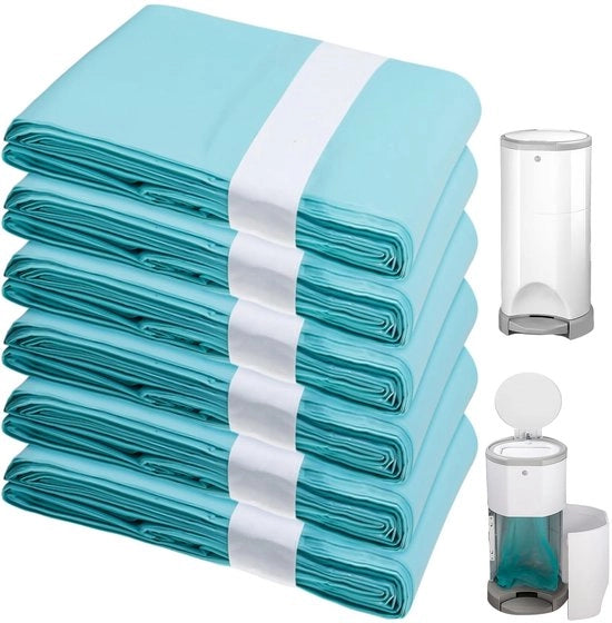 Set di 6 sacchetti di plastica per la conservazione - tecnologia a 7 strati - impermeabile - robusto - pratico - economico - con sacchetti di plastica per la raccolta rifiuti