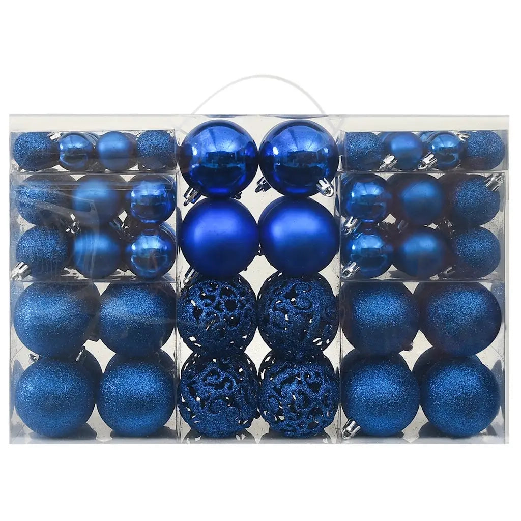 Set Palline di Natale 100 pz Blu 330085